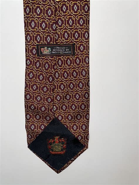 Paolo Tie by Paolo Gucci Men's Red vintage 